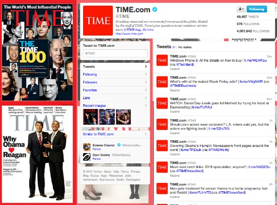 Time Magazine Twitter
