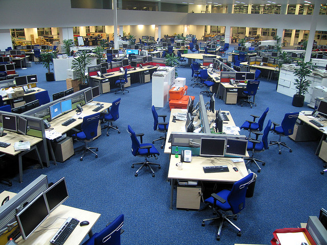 A newsroom - photo from Creative Commons